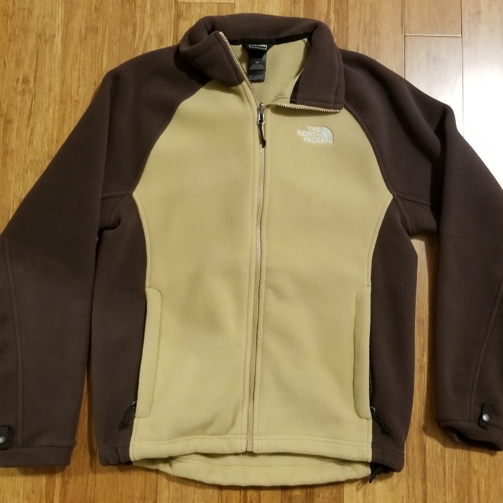 Northface Mens Khumbu Fleece Jacket -Brown/Tan - S